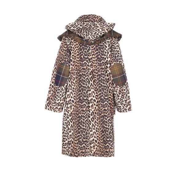 Barbour X Ganni Women Waterproof Parka Jacket - Picture 3 of 4